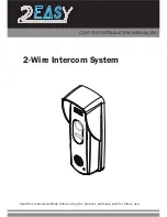 Preview for 1 page of 2easy 17-D Installation Manual