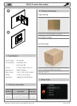 Предварительный просмотр 3 страницы 2easy DT243/D4 Product Information