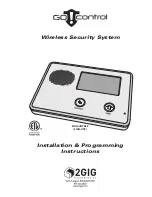 Preview for 1 page of 2gig Technologies 2GIG-NTRL2 Installation & Programming Instructions