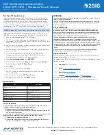 Preview for 2 page of 2gig Technologies 2GIG-SP1-GC3 Instructions