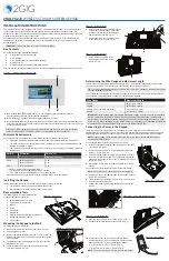 Предварительный просмотр 1 страницы 2gig Technologies 2GIG-TS2-E Installation Instructions