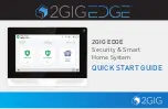 Предварительный просмотр 1 страницы 2gig Technologies EDGE Quick Start Manual