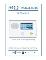 Preview for 1 page of 2gig Technologies Go Control Install Manual