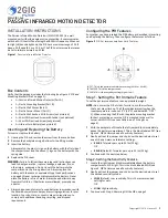 2gig Technologies pir1-345 Installation Instruction preview