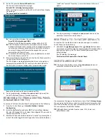 Preview for 4 page of 2gig Technologies Touch Screen Wireless Keypad Quick Manual