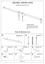 2K FURNITURE DESIGN B1310 Assembly Instructions preview