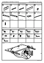 Предварительный просмотр 2 страницы 2K FURNITURE DESIGN B8026K Assembly Instructions