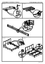 Предварительный просмотр 3 страницы 2K FURNITURE DESIGN B8026K Assembly Instructions