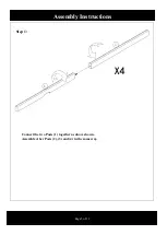 Preview for 5 page of 2K FURNITURE DESIGN CR1436 Assembly Instructions Manual