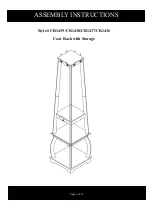 2K FURNITURE DESIGN CR1439 Assembly Instructions Manual preview