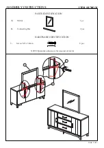 Preview for 2 page of 2K Furniture Designs B7003-M Assembly Instructions