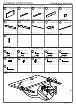 Предварительный просмотр 2 страницы 2K Furniture Designs B8025K Assembly Instructions