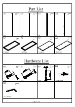 Preview for 2 page of 2K Furniture Designs BK1640 Assembly Instructions