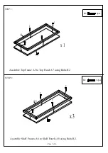 Preview for 3 page of 2K Furniture Designs BK1640 Assembly Instructions