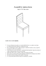 2K Furniture Designs C07 Assembly Instructions предпросмотр