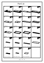 Предварительный просмотр 3 страницы 2K Furniture Designs C1206 Assembly Instructions Manual