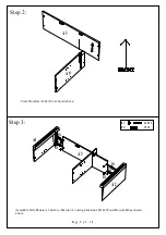 Предварительный просмотр 5 страницы 2K Furniture Designs C1206 Assembly Instructions Manual