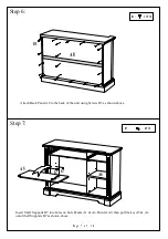 Предварительный просмотр 7 страницы 2K Furniture Designs C1206 Assembly Instructions Manual