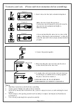 Preview for 2 page of 2K Furniture Designs C1274 Assembly Instructions Manual