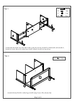 Preview for 7 page of 2K Furniture Designs C1274 Assembly Instructions Manual