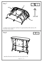 Предварительный просмотр 8 страницы 2K Furniture Designs C1293 Assembly Instructions Manual