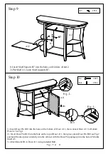 Предварительный просмотр 9 страницы 2K Furniture Designs C1293 Assembly Instructions Manual