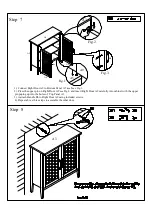 Предварительный просмотр 7 страницы 2K Furniture Designs C1415 Assembly Instructions Manual