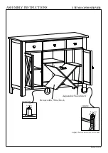 Предварительный просмотр 2 страницы 2K Furniture Designs C6500 SERVER Assembly Instructions