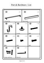 Предварительный просмотр 3 страницы 2K Furniture Designs CR2777 Assembly Instructions Manual