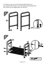 Предварительный просмотр 4 страницы 2K Furniture Designs CR2777 Assembly Instructions Manual