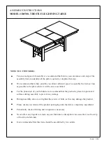 2K Furniture Designs D6500 Assembly Instructions preview