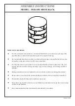 2K Furniture Designs SHOE RACK SR 6451 Assembly Instructions предпросмотр