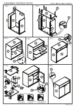 Предварительный просмотр 3 страницы 2K Furniture Designs SR6551 Assembly Instructions