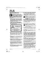 Preview for 6 page of 2LS Tools Vega Original Instructions Manual