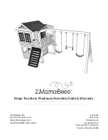 2MamaBees Reign Two Story Playhouse Assembly Manual preview