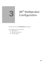 Предварительный просмотр 23 страницы 2N Telekomunikace NetSpeaker User Manual