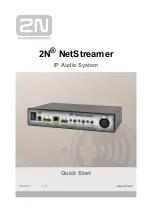 Preview for 1 page of 2N Telekomunikace NetStreamer Quick Start