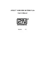 Preview for 1 page of 2N ATEUS User Manual