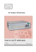 Предварительный просмотр 1 страницы 2N BlueTower How To Set