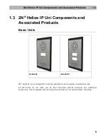 Предварительный просмотр 9 страницы 2N Helios IP Uni Installation Manual