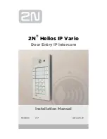 2N Helios IP Vario Installation Manual предпросмотр