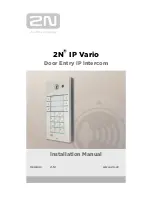 Предварительный просмотр 1 страницы 2N IP Vario Installation Manual