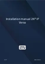 2N IP Verso Installation Manual preview