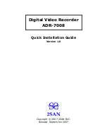 2SAN ADR-7008 Quick Installation Manual preview