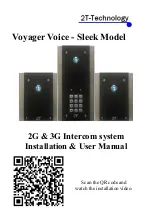 2T Technology Voyager Voice Sleek Installation & User Manual preview