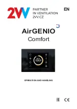 2VV AirGENIO Comfort Installation, Operation And Handling предпросмотр