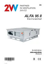 2VV ALFA 95 II horizontal Installation And Operation Manual предпросмотр