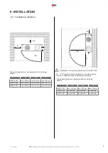 Предварительный просмотр 9 страницы 2VV DAPHNE Installation Manual