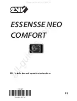 2VV ESSENSSE NEO COMFORT Installation And Operation Instractions preview
