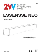 2VV ESSENSSE NEO VCES3 AC Series Installation Manual preview